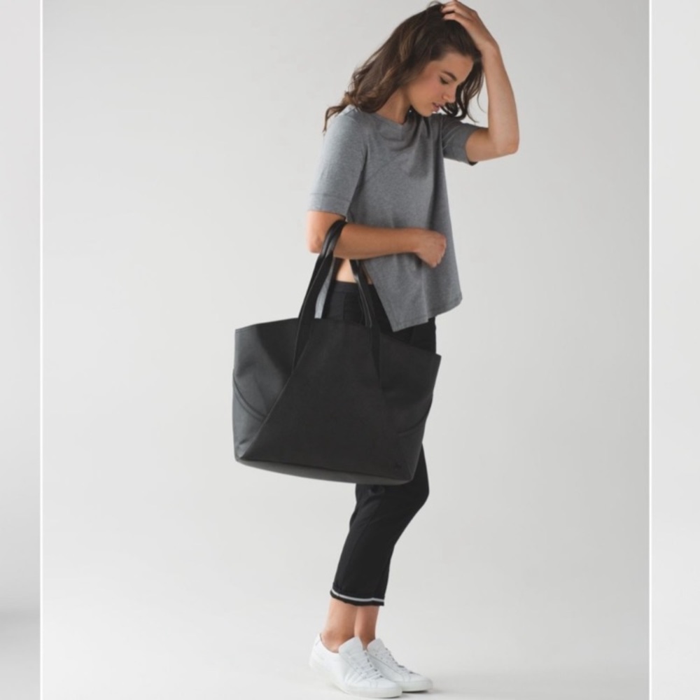 Lululemon Black Large Tote